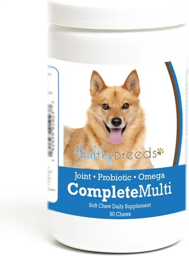 Vista 80 de Healthy Breeds Affenpinscher todo en uno multivitamínico suave masticable 60