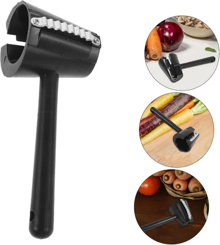 Vista 7 de KICHOUSE Afilador de verduras para hacer queso, herramientas de chef, rizadores, cortador de espaguetis vegetales, triturador de verduras