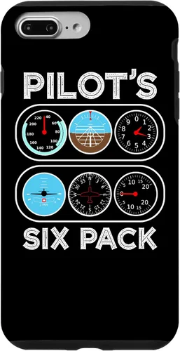 Vista 12 de iPhone 12 mini Pilot's Six Pack Vuelo Instrumentos Aviación Case
