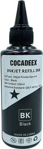 Vista 2 de Kit de recarga de tinta negra de 5 botellas compatible con cartuchos de tinta 68XL 67XL 65XL 64XL 63XL 62XL 61XL 60XL 664XL 662XL 21XL 56XL 901XL