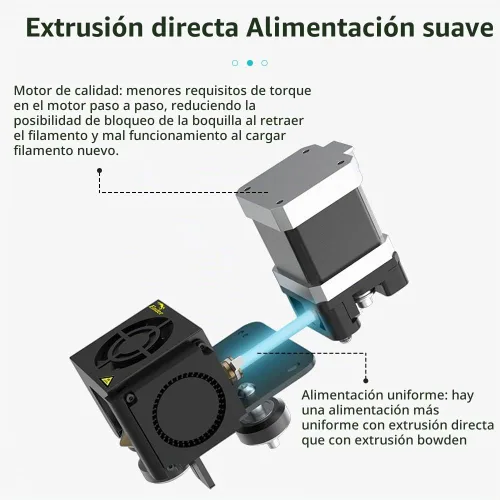 Vista 4 de Creality Kit de actualización original Ender 3 Direct Drive, viene con kit de Hotend de motor paso a paso 42-40, ventilador extrusor