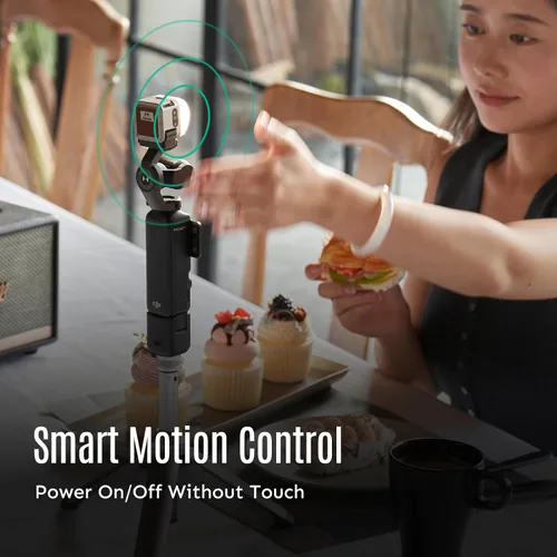 Vista 5 de Harlowe Atom 2 Pocket Duo Kit - Mini luz magnética para cámara de 2 W - Luz de llenado con sensor de movimiento recargable tipo C para vlogging