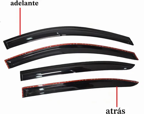 Vista 3 de 4 viseras laterales para ventana lateral, deflectores de sombra de acrílico de repuesto para Accord 2008-2012