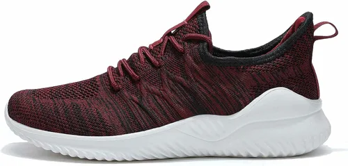 Vista 2 de Zapatos deportivos para correr para hombre, zapatillas sin cordones para caminar, ligeros, transpirables, informales, con suela suave, entrenadores