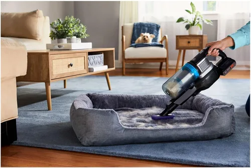 Vista 4 de BLACK+DECKER POWERSERIES Extreme MAX - Aspiradora inalámbrica para el pelo del hogar y las mascotas (BHFEB520D1)