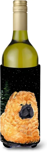 Vista 233 de Caroline's Treasures SS8447CC Starry Night English Bulldog - Enfriador para latas o botellas, lavable, funda plegable con aislamiento para bebidas
