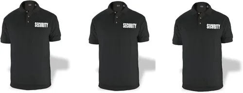 Vista 2 de First Class Polos de seguridad tácticos de polialgodón - Guardia de seguridad - Camisa oficial de seguridad