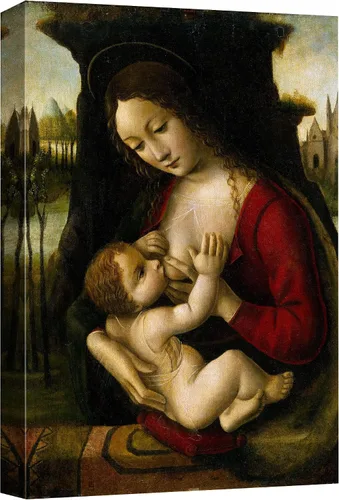 Vista 108 de wall26 Lienzo impreso para pared, diseño de Salomé y San Juan Bautista, por Solario, Historia del Renacimiento, ilustraciones de bellas artes, arte