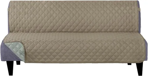 Vista 136 de U-NICE HOME Funda para sillón reclinable, reversible, con correas elásticas, resistente al agua, protege de perros y mascotas, sillón pequeño