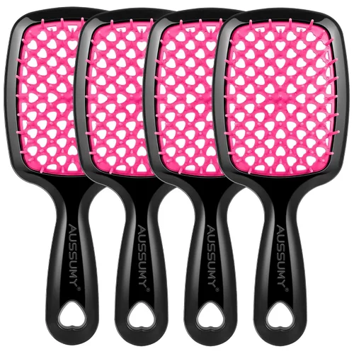 Vista 14 de 2 Pack Cepillo para Desenredar con Ventilación - Cepillo Desenredante con Cerdas Suave para Cabello Sin Enredos - Ideal para Cabello Natural