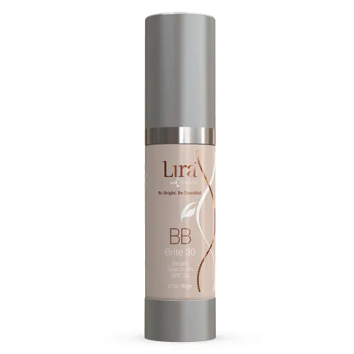 Vista 9 de Lira Clinical BB SPF 30 Crema tintada - Células madre vegetales - 0.7 onzas, Blanc 30 Full Coverage, Vitamins C & E with Antioxidants - Smooths &