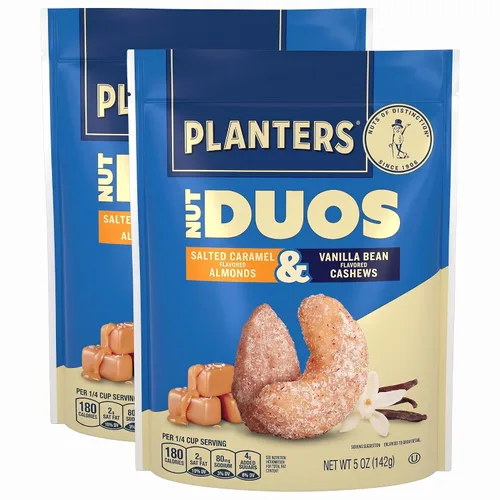 Vista 11 de PLANTERS Nut Duos, Espresso Avellanas y Cacao Anacardos, Asados, 5 Oz