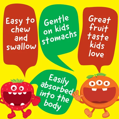 Vista 4 de VitaWorks Paquete de masticables multivitamínicos + vitamina B12 para niños