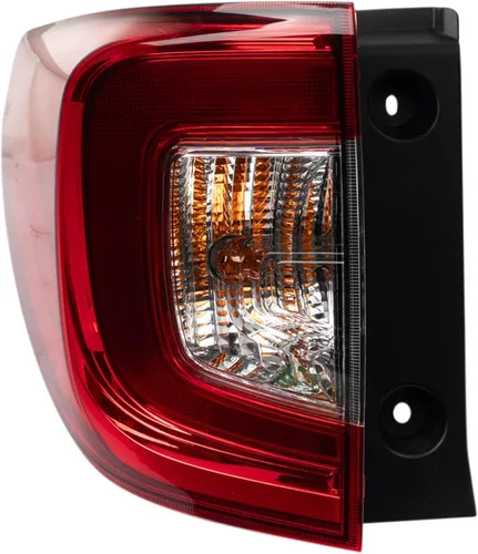 Vista 13 de Ensamble de luz trasera exterior TRQ para lado del conductor izquierdo trasero. Compatible con Toyota Corolla XLE 2020, 2021, 2022 y Toyota Corolla