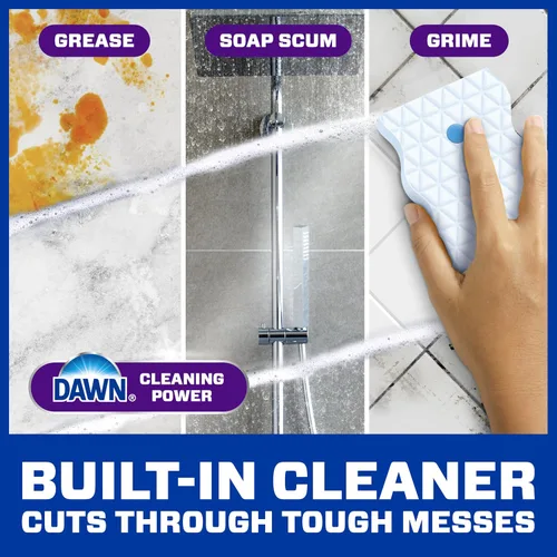 Vista 3 de Mr. Clean Esponja espumosa con borrador mágico, limpiador multiusos, poder de limpieza Dawn, limpiador de pared, limpiador de tenis, limpiador