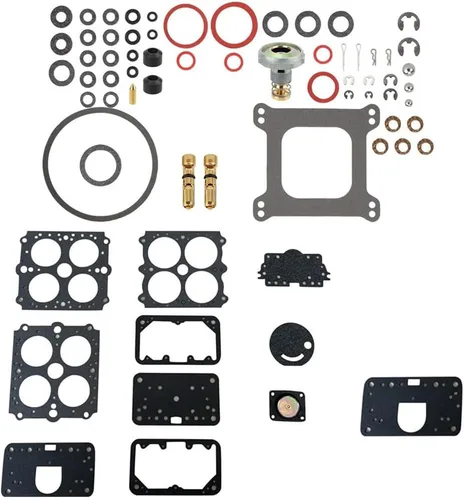 Vista 2 de Kit de reparación de carburador 159064 compatible con carbohidratos secundarios al vacío Holley serie 4160 570, 600, 650, 1850 3310 9776 80457 80670