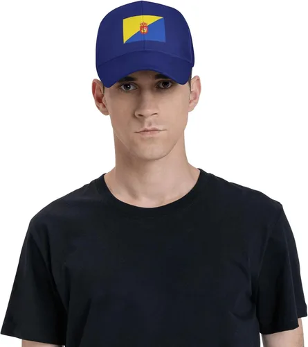 Vista 8 de Flag of Gran Canaria Baseball Cap for Men Women Classic Solid Color Adjustable Dad Hat
