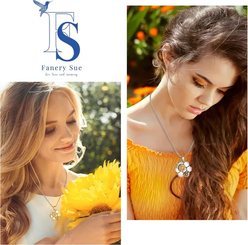 Vista 7 de Fanery sue Collar con medallón de corazón que sostiene imágenes, collares personalizados con fotos personalizadas, con imagen
