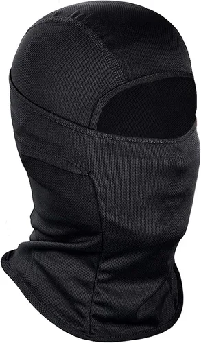 Vista 2 de clothin Pasamontañas, máscara de esquí para hombres y mujeres, máscara de cara completa, capucha táctica, esquí, motociclismo, deportes de invierno