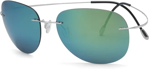 Vista 24 de Eyekepper Gafas de sol polarizadas con montura de titanio sin montura