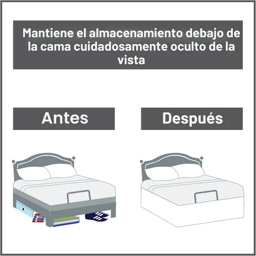 Vista 9 de Falda de Cama Bed Maker's Never Lift Your Mattress para Camas Ajustables, Esquinas Divididas, Caída de 15 Pulgadas, King, Blanco