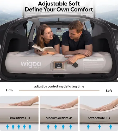 Vista 5 de Wigoo Colchón de aire Flatfit 2026 para Tesla Modelo Y 2020-2026,