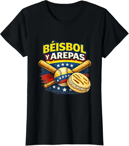 Vista 35 de Camiseta Beisbol y Arepas Venezuelas Baseball Pride Team 2026
