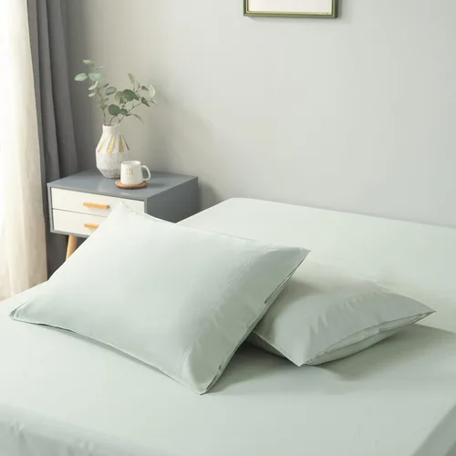 Vista 28 de Bella Coterie - Juego de fundas de almohada de bambú de lujo de tamaño estándar, 100% viscosa de bambú cultivada orgánicamente, ultra suave, Negro