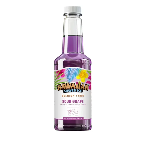 Vista 13 de Jarabe de Ahijado Helado Hawaiian Shaved Ice, Tamaño Pinta, Sabor Sangre de Tigre, Ideal para Raspaditas, Soda Italiana, Paletas, No Necesita