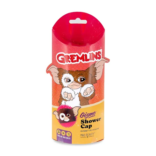 Vista 2 de MAD BEAUTY Warner Brothers Gremlins Gorro de ducha, mantiene el cabello perfectamente escondido, comodidad de doble capa: interior de tela suave