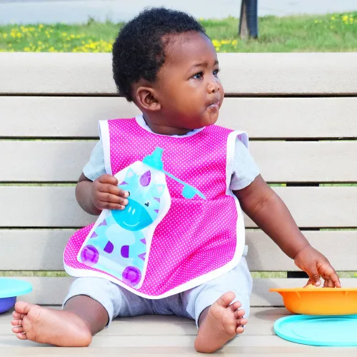 Vista 6 de ChooMee SoftSip - Bolsa superior para alimentos Destete LED para bebés, válvula de control de flujo sin derrames, protege la boca de los niños