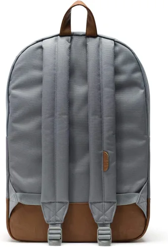 Vista 4 de Herschel Heritage - Mochila, gris, bronceado, cuero (GreyTan Synthetic Leather)), 10007-00061