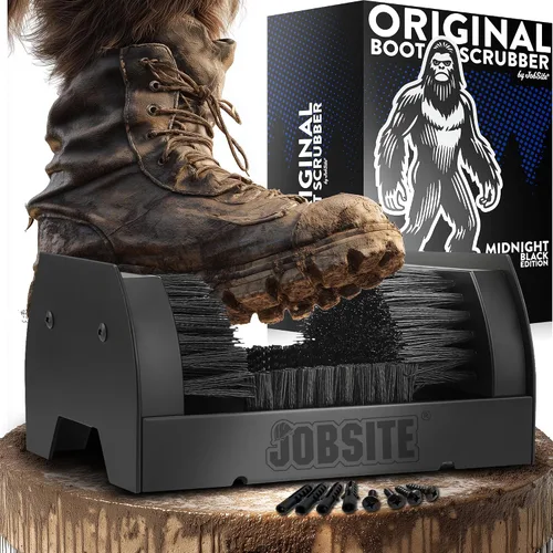 Vista 7 de JobSite Limpiador de botas - El raspador de zapatos original y cepillo limpiador