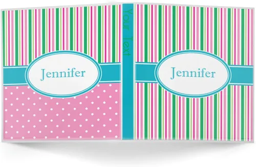Vista 2 de Carpeta de 3 anillas Grosgrain Stripe - 1 pulgada (personalizada)