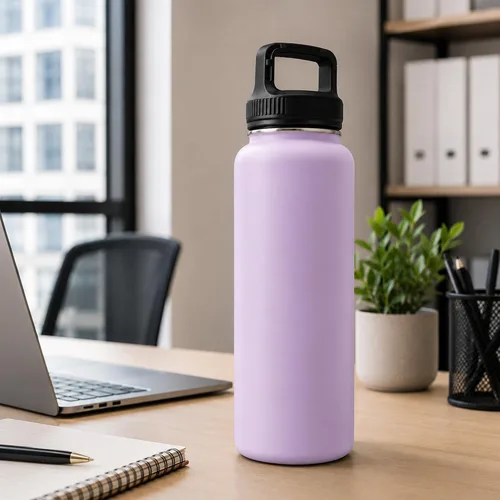 Vista 73 de SIPX™ Botella de Agua Aislada de 18 oz con 3 Tapas – Acero Inoxidable a Prueba de Fugas, Triple Aislamiento – Frío 24 Horas/Caliente 12 Horas – Negro