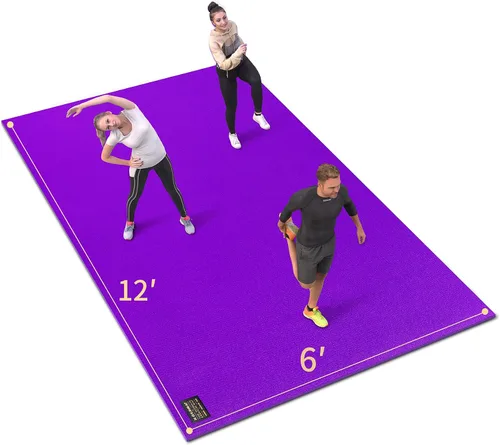 Vista 8 de GXMMAT Extra Large Exercise Mat 16'x6'/12'x6'/10'x6'/8'x6'(7mm)