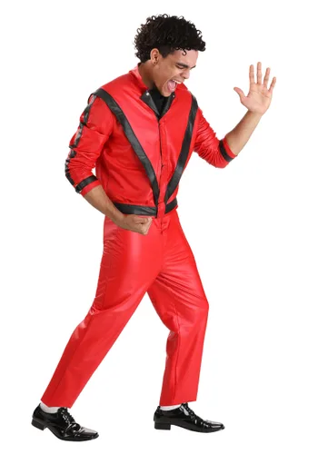 Vista 7 de Disfraz de Michael Jackson Thriller para Hombre Multicolor
