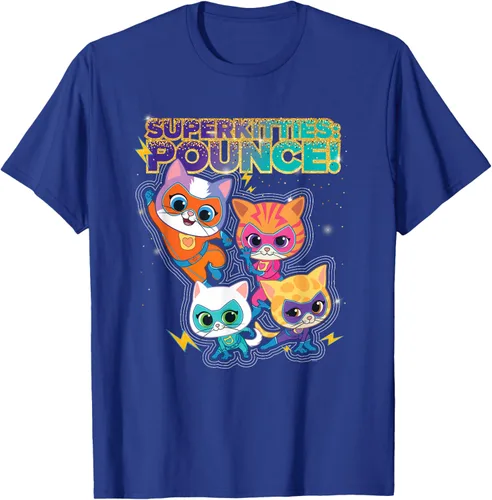 Vista 22 de Disney Junior SuperKitties Pounce! Camiseta de equipo completo, talla S