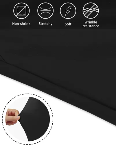 Vista 5 de AFITNE Pantalones de vestir para mujer de 27293133 pulgadas, pierna recta, elásticos, con bolsillos con cremallera
