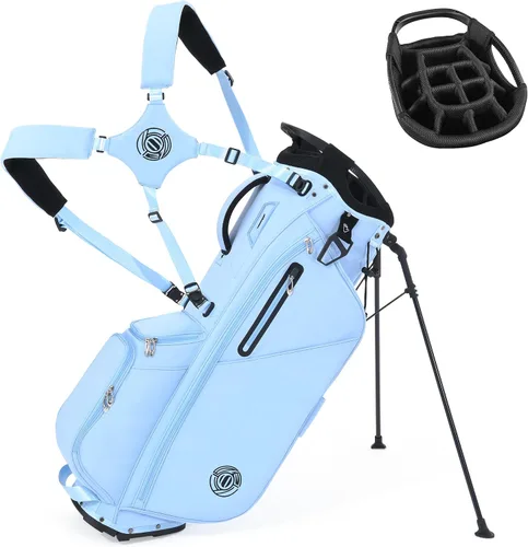Vista 16 de Lightweight 7 Way Golf Stand Bag for Men Women, Upgrade Base Multi Pckets Cooler Pockets, Full-Length Dividers, Ergonomic Dual Strap Design