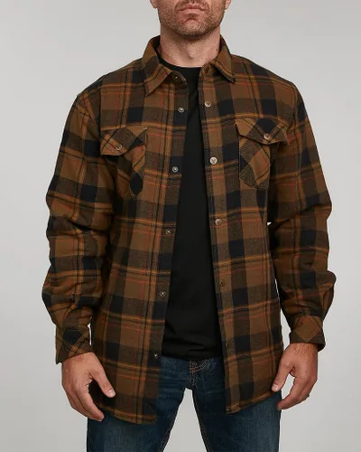 Vista 4 de Venado Chaqueta tipo camisa con forro térmico Retreat para hombre