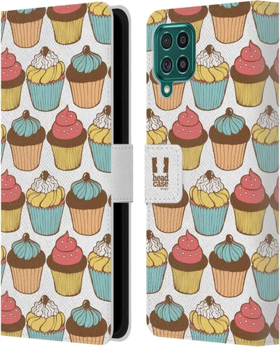 Vista 231 de Head Case Designs Assortment Cupcakes Happiness Leather Wallet Case Compatible with Samsung Galaxy A07 4G Surtido