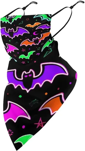 Vista 8 de Bufanda reutilizable con protección solar UV para las orejas, bandana reutilizable para la cara Color985