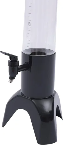 Vista 2 de Dispensador de bebidas en torre de cerveza, dispensador de bebidas de 3L/102 onzas con tubo de hielo extraíble, dispensador de torre de cerveza