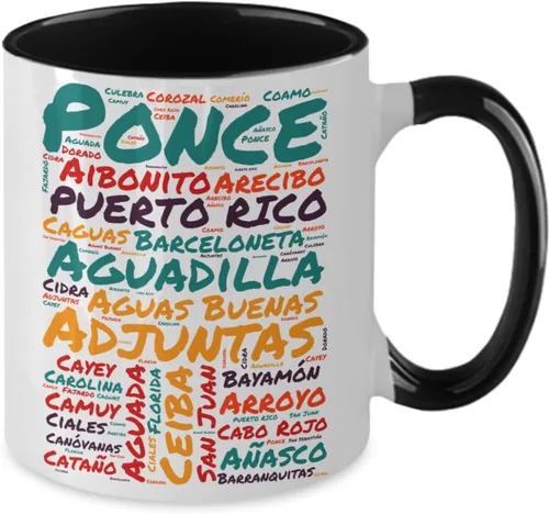 Vista 2 de Sopa de letras Puerto Rico ciudades - Presente para hombre o mujer