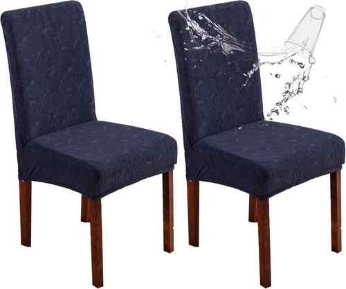 Vista 36 de Fundas impermeables para sillas de comedor, fundas elásticas para sillas Parsons, para comedor, cocina, funda protectora para silla de comedor