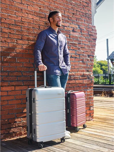 Vista 6 de Samsonite Evolve Se Hardside Equipaje expandible con ruedas giratorias dobles, Matt Burgundy, Evolve Se Hardside - Equipaje expandible con ruedas
