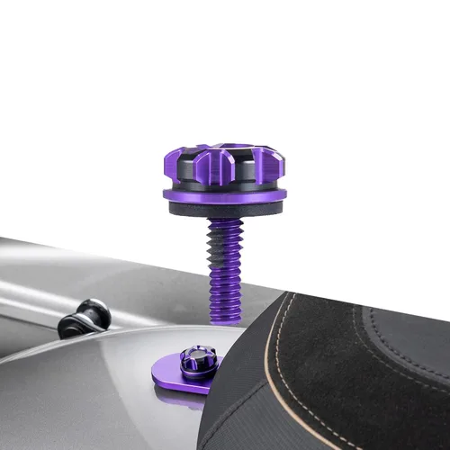 Vista 11 de Advanblack Axion - Kit de pernos de asiento moleteados mecanizados CNC Billet 6061 de aluminio para perno de asiento, cubierta de perilla de montaje