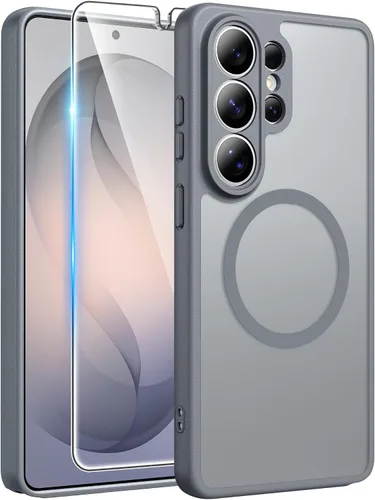 Vista 197 de FNTCASE - Funda para iPhone 16 Pro: magnética, mate, translúcida, de grado militar, protectora contra caídas, resistente, fina, duradera y a prueba
