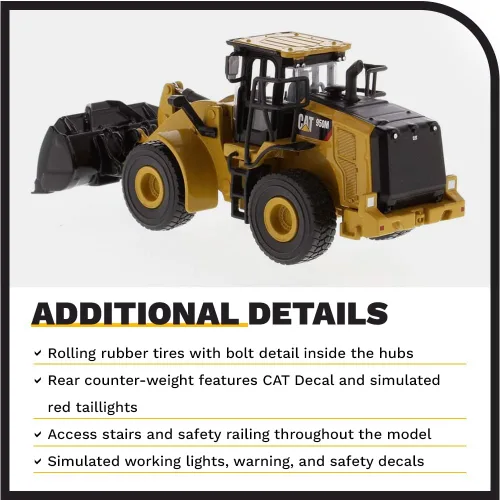 Vista 5 de 1:64 Cat 950M Pala Cargadora de ruedas - 85692 - Diecast Masters